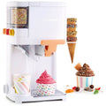 Cuisinart The Soft Serve Ice Cream Maker - 1.5L Freezer Bowl - Three Topping Dispensers - White - ICE-48XA