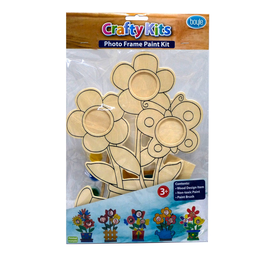 Boyle Photo Frame with Display Stand Paint Kit - Plywood