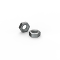 Zenith Hot Dip Galvanised Hex Nuts M6 50 Pack Steel Rust Resistant - SuperSaverAU - view 3