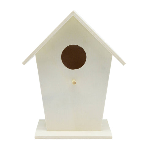 Boyle Timber Birdhouse Paint Kit, Decorate-Your-Own Plywood Craft Set with Paints