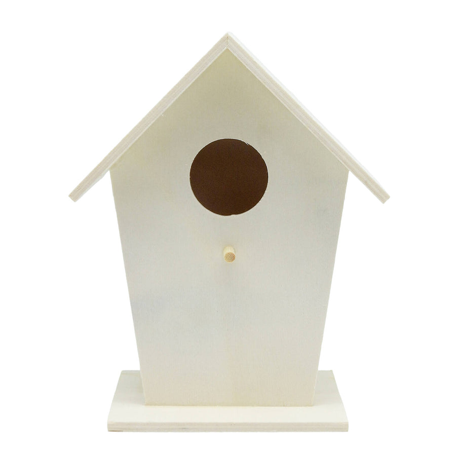Boyle Timber Birdhouse Paint Kit, Decorate-Your-Own Plywood Craft Set with Paints