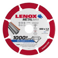 Lenox Metal Max Diamond Blade 100 x 16 x 1 3mm Durable Metal Cutting - SuperSaverAU - view 1