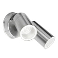 Brilliant Stainless Steel Coolum Wall Light - 2 Head - IP44 - Adjustable - SuperSaverAU - view 2