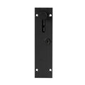 Delf 150mm Matte Black Lockable Door Drop Bolt