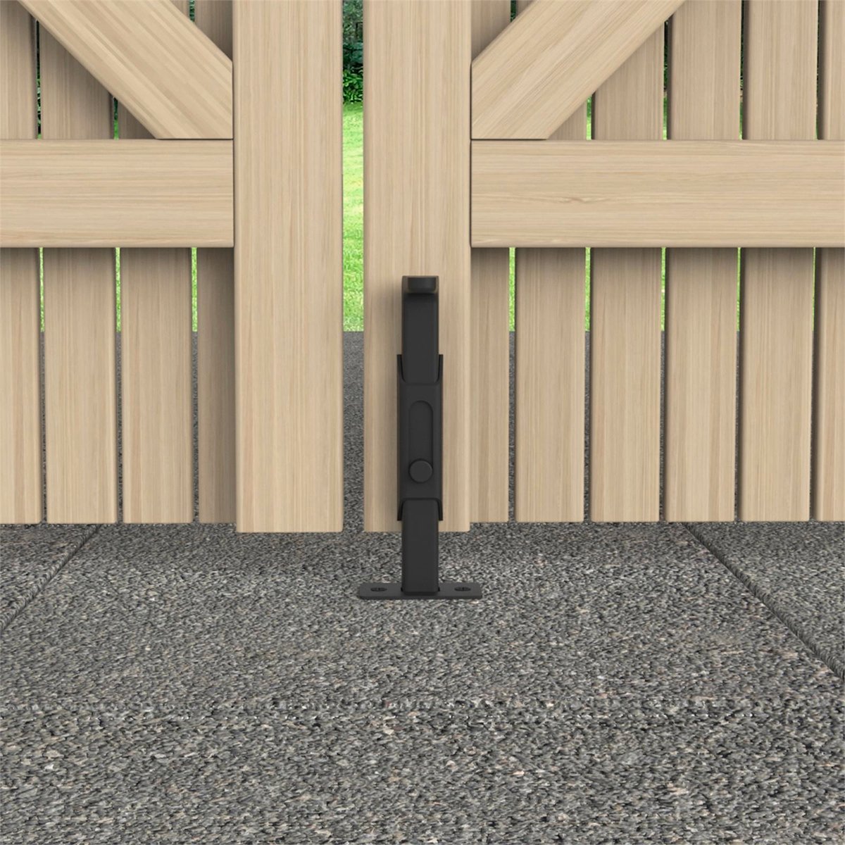 Zenith Slide Bolt 200mm Matte Black - Vertical/Horizontal Installation - SuperSaverAU - view 3