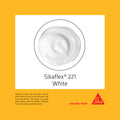 Sika Sikaflex 221 Multi-Purpose Polyurethane Adhesive Sealant 310ml, White