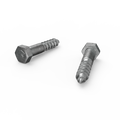 Zenith Hot Dip Galvanised Hex Head Coach Screws M12 x 65mm 12 Pack - SuperSaverAU - view 2