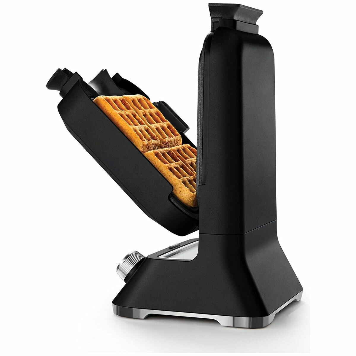 Sunbeam Shade Select Vertical Waffle Maker - Black - 5 Shade Settings - Auto-Detect Timer - WAM5000BK