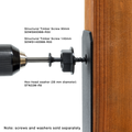 Simpson Strong Tie Structural Screw 5.6 x 140mm Black 12 Pack - Fast Installation - SuperSaverAU - view 2
