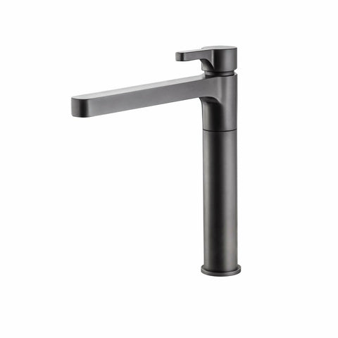 Rogerseller sink mixer tap - graphite brass - swivel outlet - 6 star WELS - 5 year warranty - 3606003605