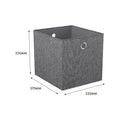 Flexi Storage Clever Cube 330 x 330 x 370mm Woven Silver Fabric Insert