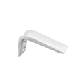 Carinya 100 x 75mm White Powder Coated Steel Angle Bracket, 50kg, Wall Mount