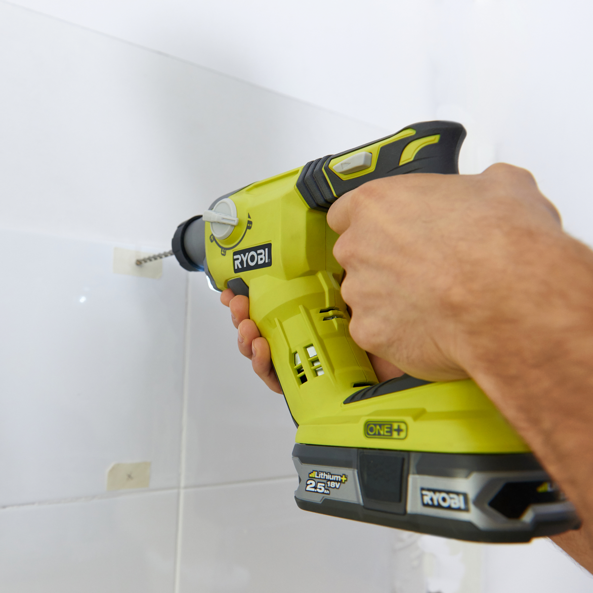 Ryobi 18V ONE+ SDS Cordless Rotary Hammer Drill - 1.64kg - Hypergreen - 3 Modes - SuperSaverAU - view 4