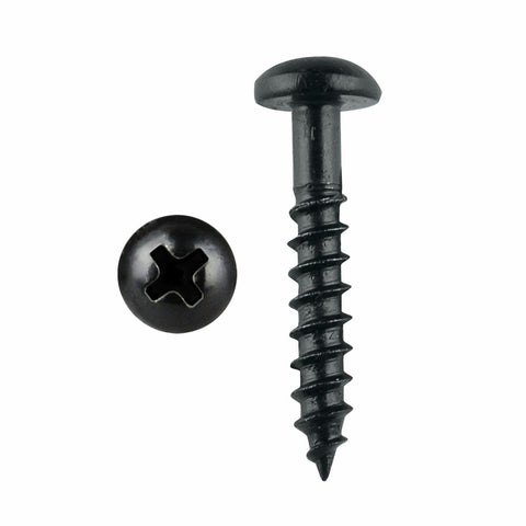 Pinnacle Black Round Timber Screw 5 x 50mm 20 Pack Durable Steel - SuperSaverAU - view 1