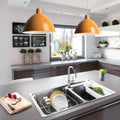 Franke Bell single bowl sink - 18/10 stainless steel, 34L bowl, sound deadening pads - BCX210-42