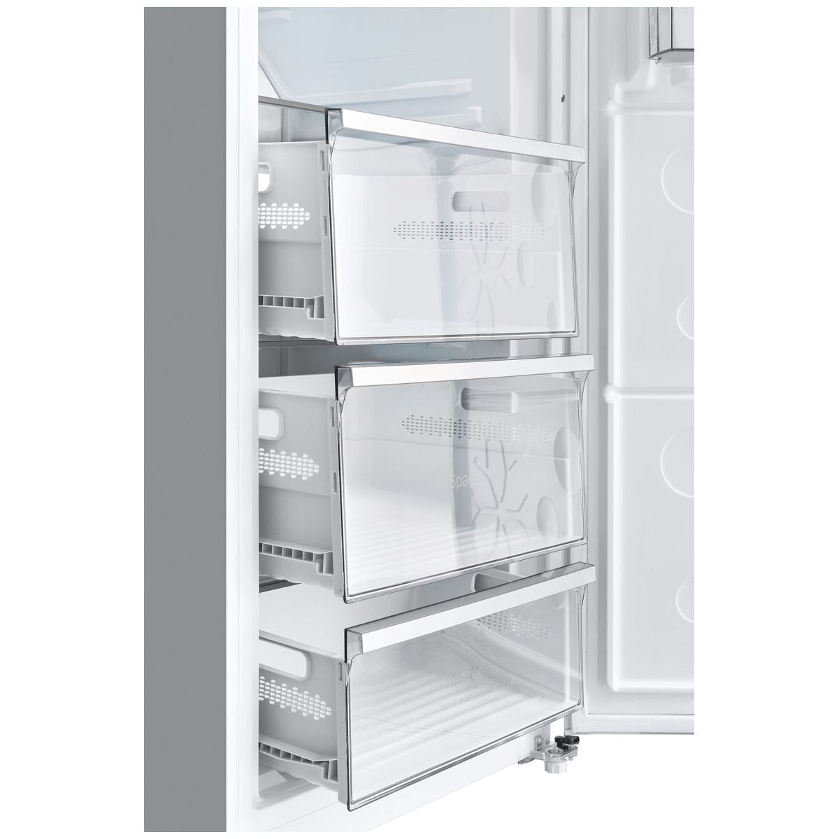 CHiQ 380L Hybrid Fridge Freezer - White, Right Hinge, Frost Free, Inverter System, 5 Star Energy - CSH380NWR5
