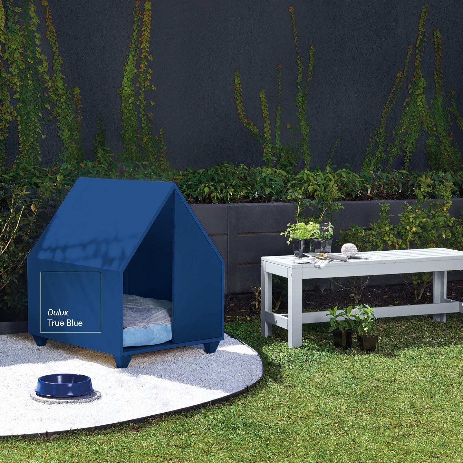 Dulux 1L Blue Low Sheen Weathershield Exterior Paint UV Resistant Tintable