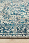 Rug Culture Babylon Medium Rug 230x160cm - Blue Polypropylene, Jute Weft Backing - BLN207BLUE230X160