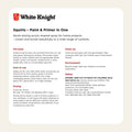 White Knight Squirts Black Gloss Spray Paint 310g - Solvent-Based Paint & Primer, Waterproof