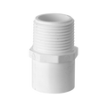 Holman 20mm x 3/4" Press PVC BSP Male Thread Adaptor White Push to Connect