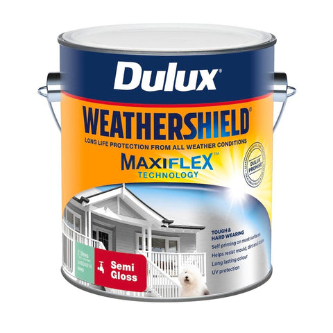 Dulux Weathershield Exterior Paint - 2L Deep Semi Gloss - 170mm x 163mm x 143mm - SuperSaverAU - view 1