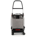 Rolser One Tweed TShop 4 wheel swivelling trolley and backpack - 27L - Grey - R-ONE001-1022
