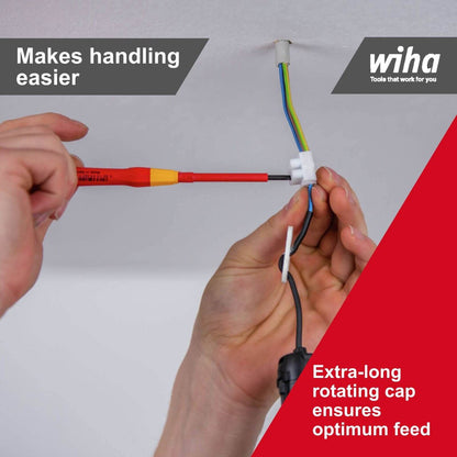 Wiha Precision Screwdriver - 2.0mm x 50mm - CVM Steel - Insulated