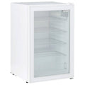 Husky 130L Glass Door Bar Fridge - White, Anti-Condensation Heated Door, 2 Star Rating - HUS130HDWH