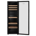 LeCavist 168 Bottle Single Zone Wine Cabinet 301L - Black Finish, Active Carbon Filter - LEK168PV