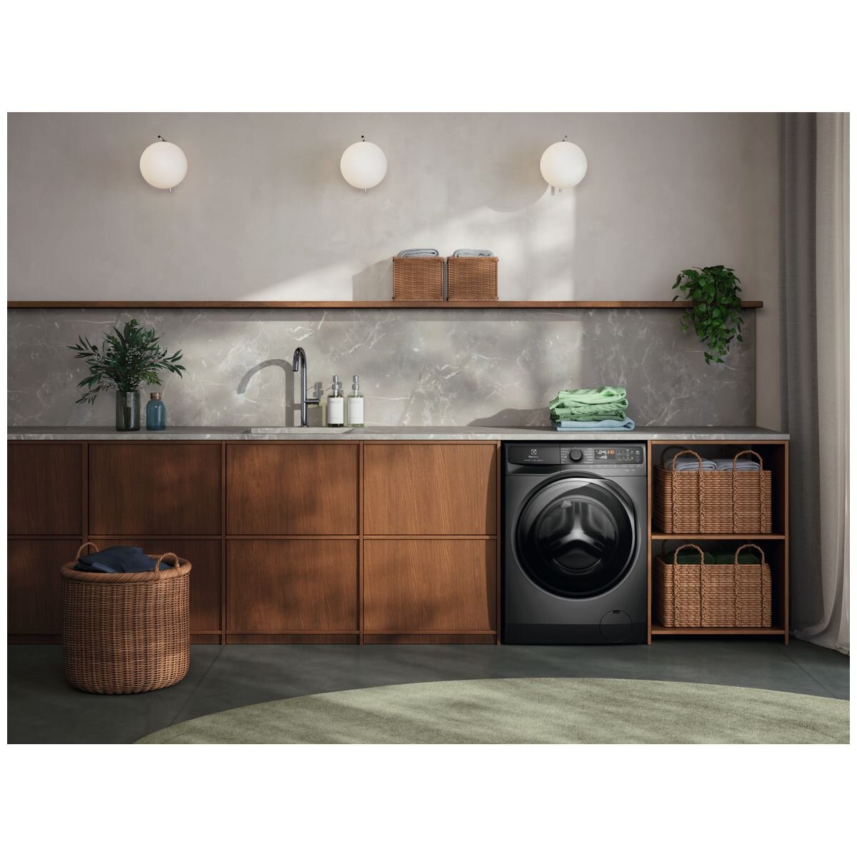 Electrolux 700 Series 10kg/6kg Washer Dryer Combo - Dark Onyx, Sanitise, SensorWash - EWW1043R7SCS