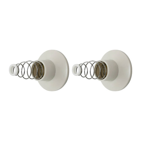Shaw Mason Ivory Plastic Wall Flange Pair - Durable Plumbing Connection - SuperSaverAU - view 1