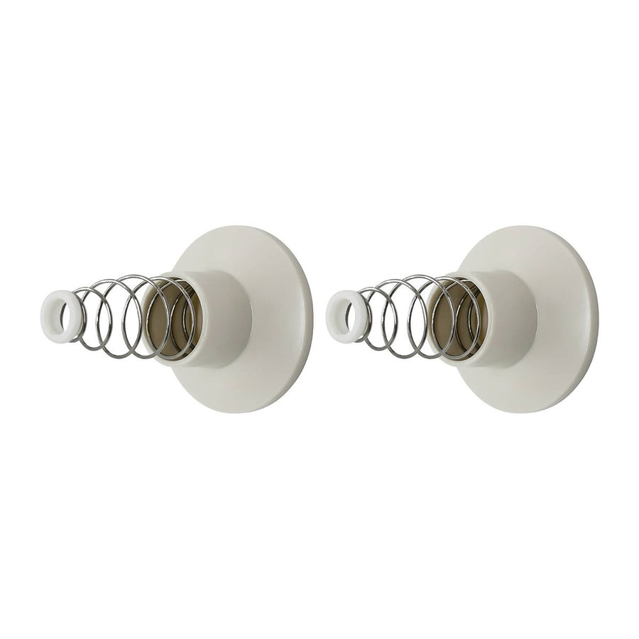 Shaw Mason Ivory Plastic Wall Flange Pair - Durable Plumbing Connection - SuperSaverAU - view 1