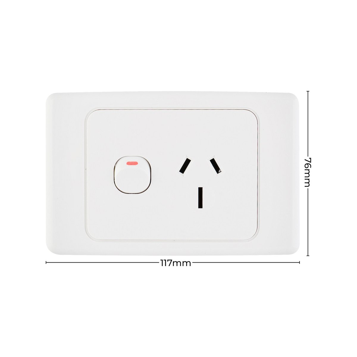 Deta 15A Single Power Point - 250V - Polycarbonate - Heavy Duty Use - SuperSaverAU - view 4
