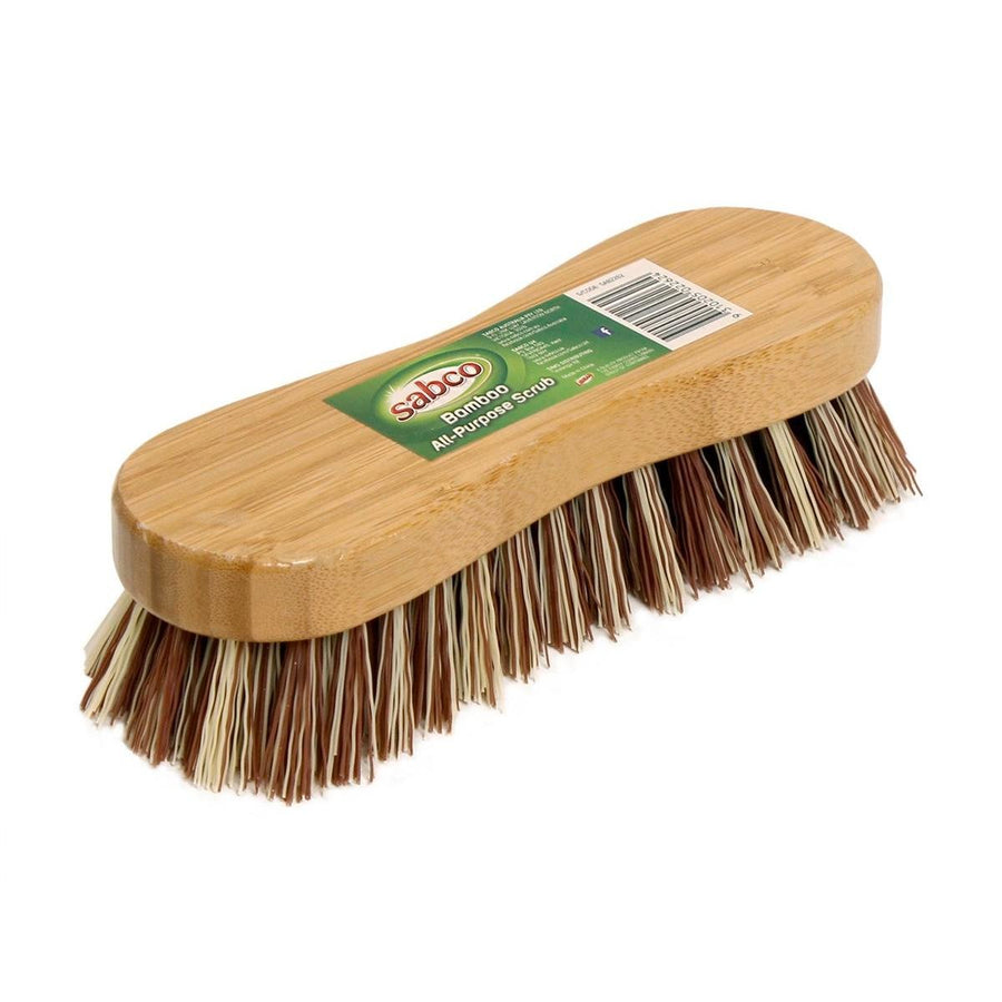 Sabco Bamboo All Purpose Scrub - 20cm - Bamboo - Heavy Duty - SuperSaverAU - view 1