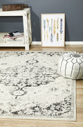 Rug Culture Museum Oversize Rug 400x300cm - Charcoal Power Loomed Polypropylene - MUS-860-CHAR-400X300