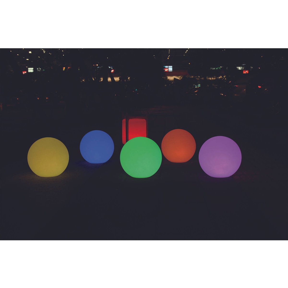 Click Solar Ball Light - 20cm - Outdoor - Automatic - Warm White & RGB - SuperSaverAU - view 5