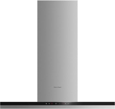 Fisher & Paykel Series 7 90cm box chimney rangehood - Stainless steel - 1200m³/h, touch controls - HC90DCXB3