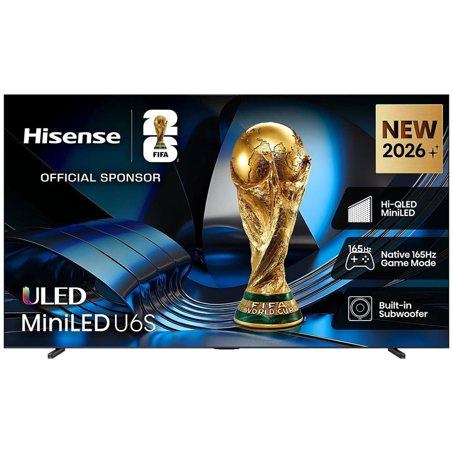 Hisense 100 Inch 4K Mini-LED Smart TV - 165Hz Refresh Rate, Quantum Dot, Dolby Vision - 100U6SAU