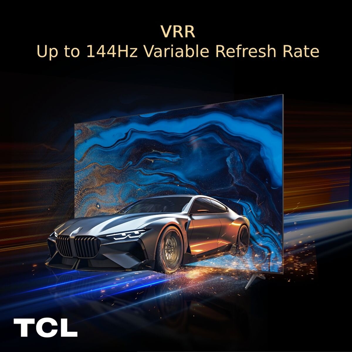 TCL C7K 50-Inch 4K Premium QD-Mini LED Google TV - 120Hz Native Refresh Rate, Dolby Vision - 50C7K