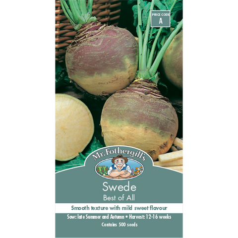 Mr Fothergill Swede Vegetable Seeds - 75mm - Hardy - Mild Flavor - SuperSaverAU - view 1