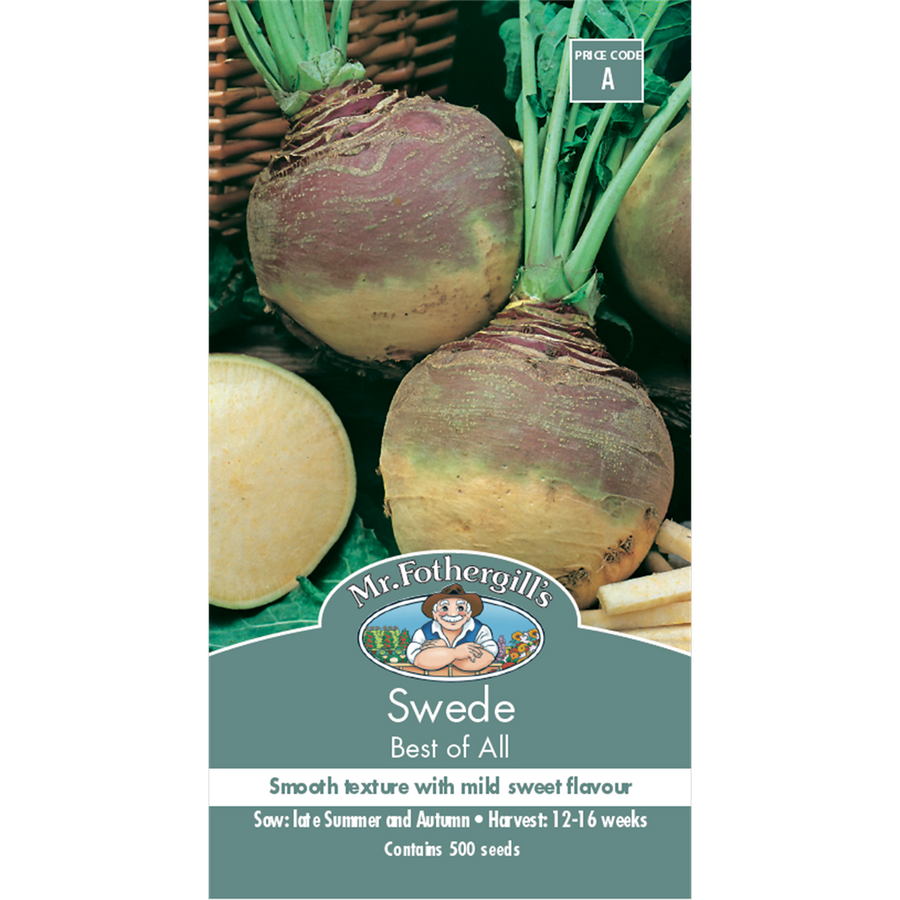 Mr Fothergill Swede Vegetable Seeds - 75mm - Hardy - Mild Flavor - SuperSaverAU - view 1