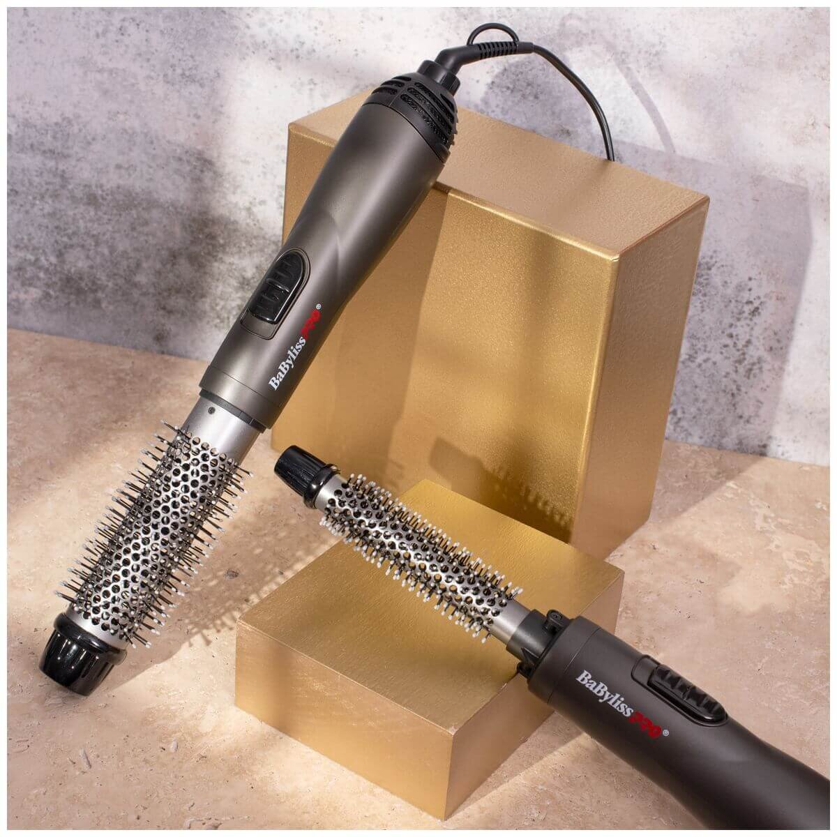 BaBylissPRO Elegant 32mm hot air brush - black, 700W motor, tourmaline ceramic barrel - 900839