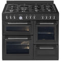 Artusi 100cm Dual Fuel Freestanding Oven - 7 Gas Burners, Two Electric Ovens, Separate Grill - AFGR1047B