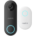 Reolink PoE video doorbell - 2K+ 5MP, person and package detection, two-way audio - VDB2K01WD