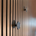 Mode Acoustic Panelling Robe Hooks 2 Pack - 75mm x 93mm - Black - Easy Installation - SuperSaverAU - view 2