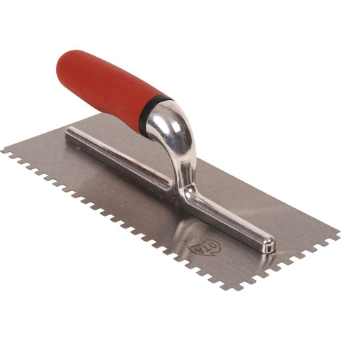 Dta 12mm Notch Trowel - Steel - Comfortable Grip - Durable Design - SuperSaverAU - view 1