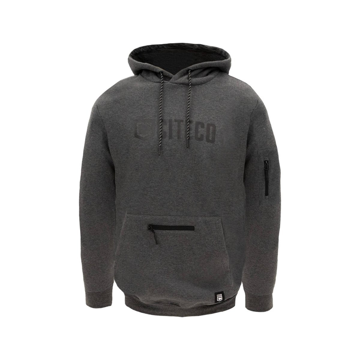Citeco Charcoal Marle Hoodie - Men's Work Hoodie - Medium - UPF 50+ Protection - SuperSaverAU - view 1