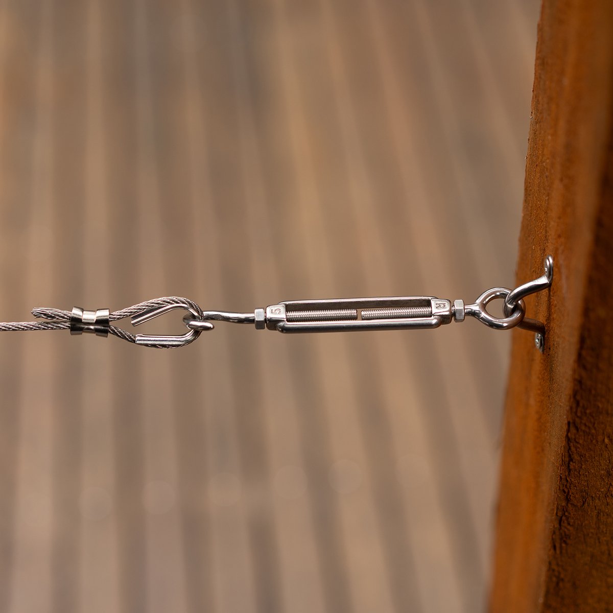 Taskmaster 5mm 316 Stainless Steel Hook Eye Balustrade Kit - Rust Resistant - Timber Fixing - SuperSaverAU - view 3