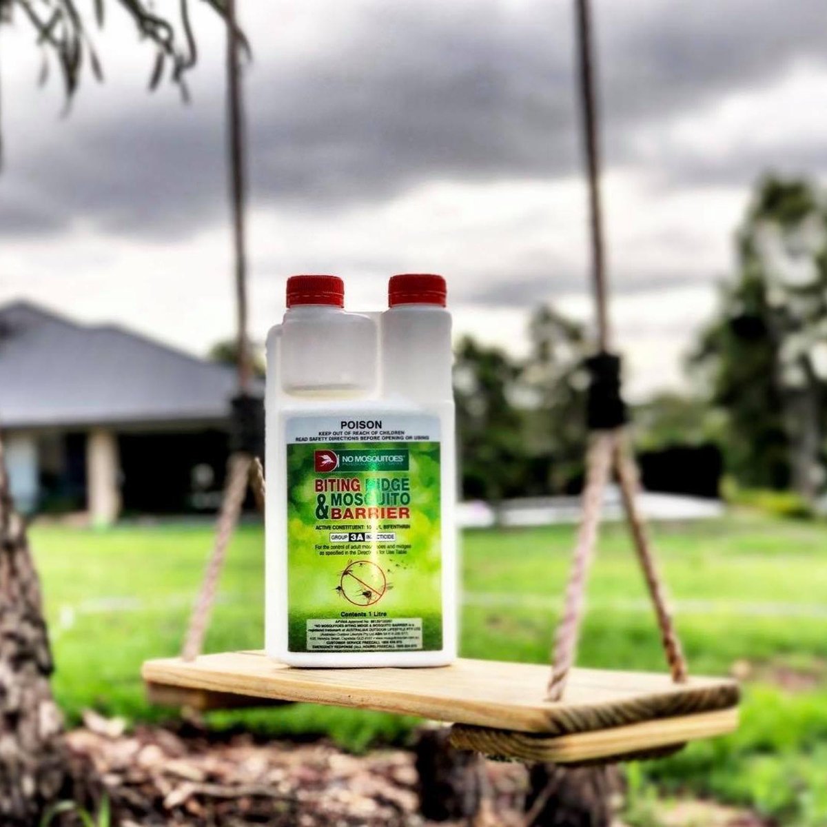 No Mosquitoes Biting Midge Mosquito Barrier Spray - 1L Concentrate - 100L Solution - Effective for 6 Weeks - SuperSaverAU - view 3