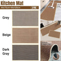 Absorbent Kitchen Floor Mat Set, 2 Pack - Beige - view 2
